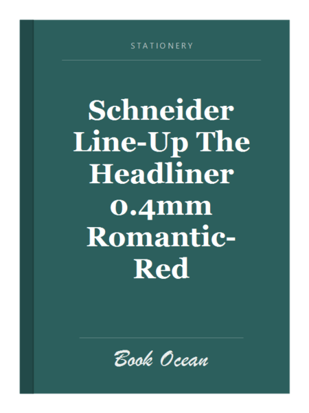 Schneider Line-Up The Headliner 0.4mm Romantic-Red