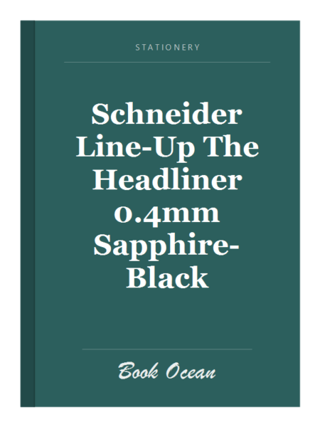 Schneider Line-Up The Headliner 0.4mm Sapphire-Black