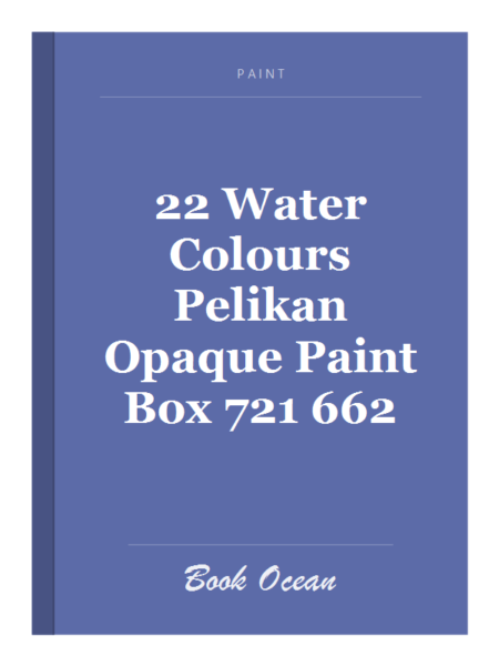 22 Water Colours Pelikan Opaque Paint Box 721 662