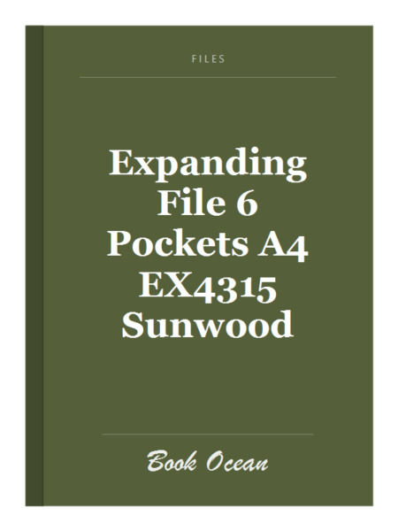 Expanding File 6 Pockets A4 EX4315 Sunwood