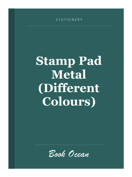 Stamp Pad Metal (Different Colours)