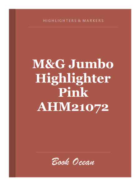 M&G Jumbo Highlighter Pink AHM21072