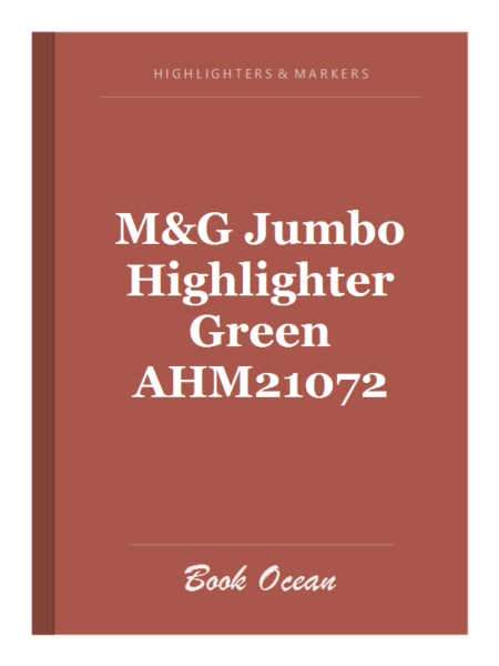 M&G Jumbo Highlighter Green AHM21072
