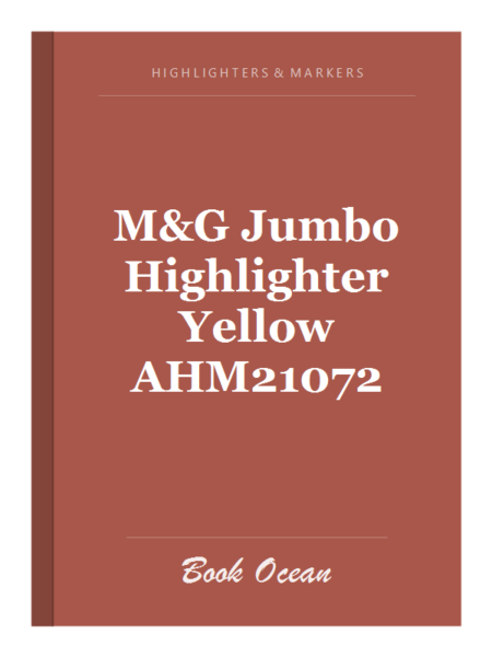 M&G Jumbo Highlighter Yellow AHM21072