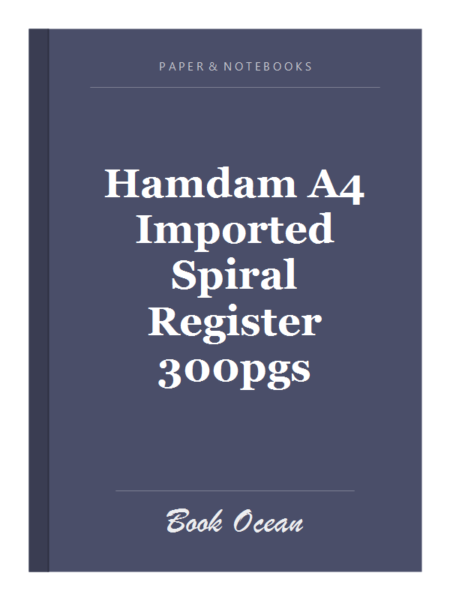 Hamdam A4 Imported Spiral Register 300pgs