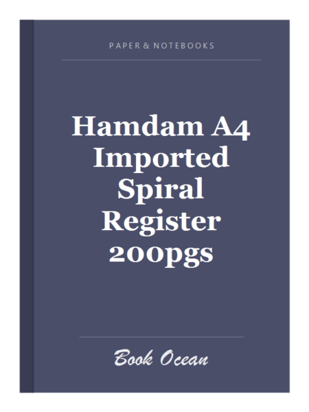 Hamdam A4 Imported Spiral Register 200pgs
