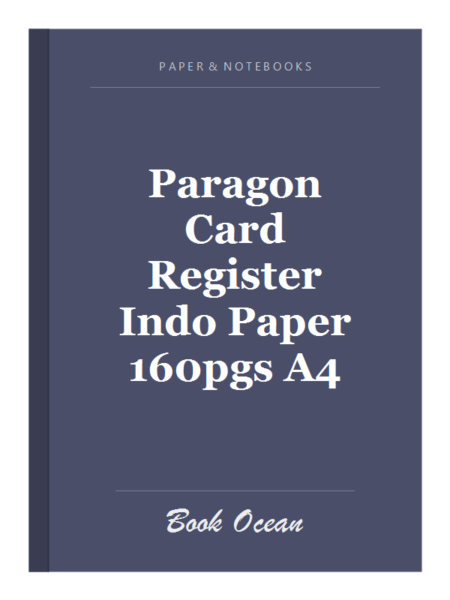 Paragon Card Register Indo Paper 160pgs A4