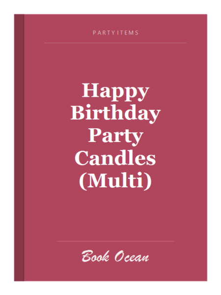 Happy Birthday Party Candles (Multi)