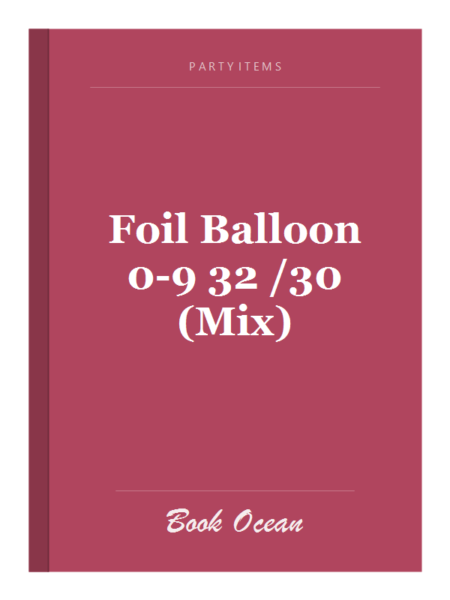 Foil Balloon 0-9 32 /30 (Mix)
