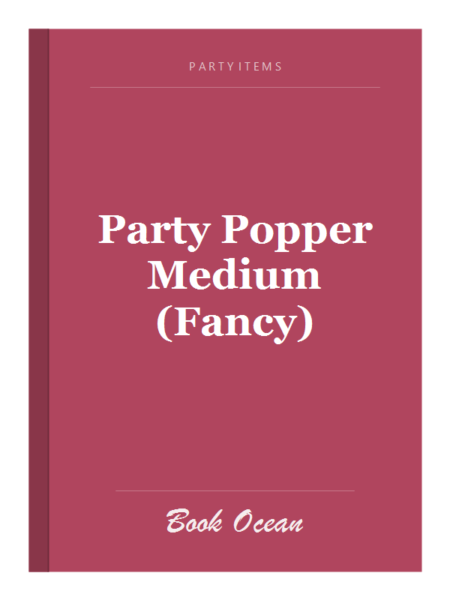 Party Popper Medium (Fancy)