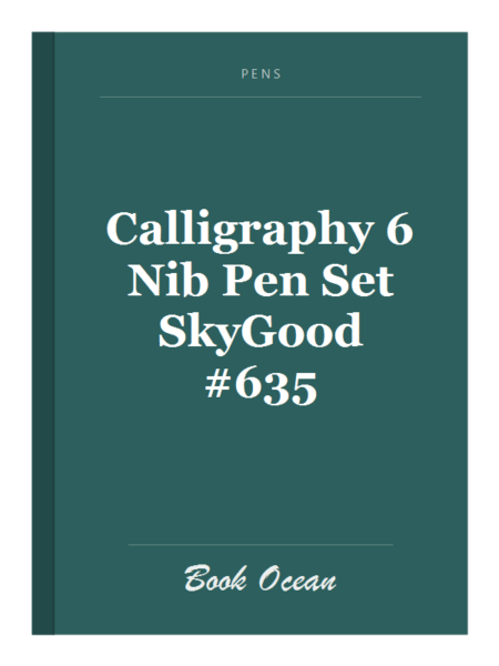 Calligraphy 6 Nib Pen Set SkyGood #635