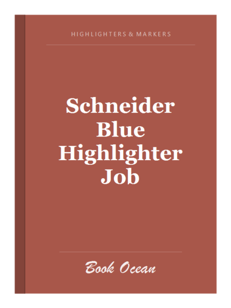 Schneider Blue Highlighter Job