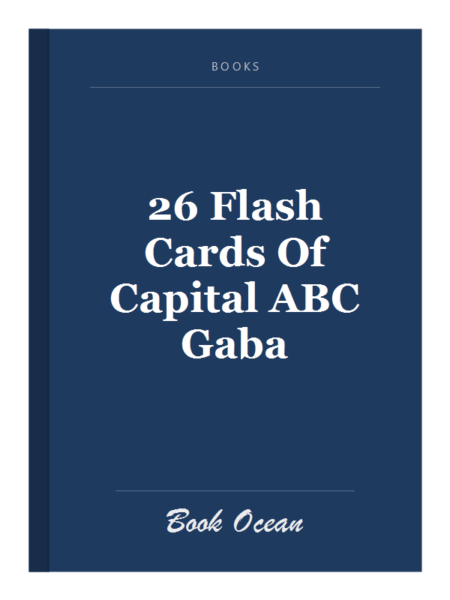 26 Flash Cards Of Capital ABC Gaba