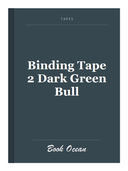 Binding Tape 2 Dark Green Bull