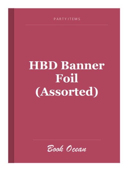 HBD Banner Foil (Assorted)