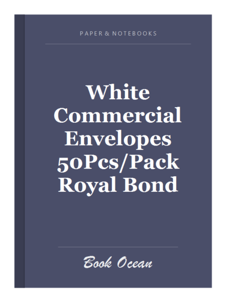 White Commercial Envelopes 50Pcs/Pack Royal Bond