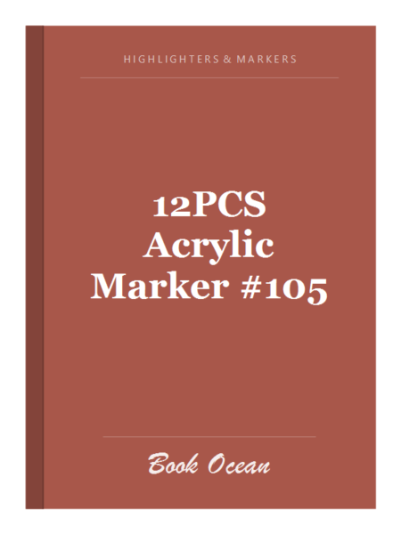 12PCS Acrylic Marker #105