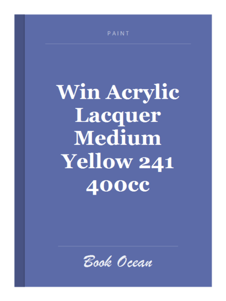 Win Acrylic Lacquer Medium Yellow 241 400cc