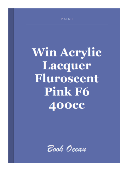 Win Acrylic Lacquer Fluroscent Pink F6 400cc