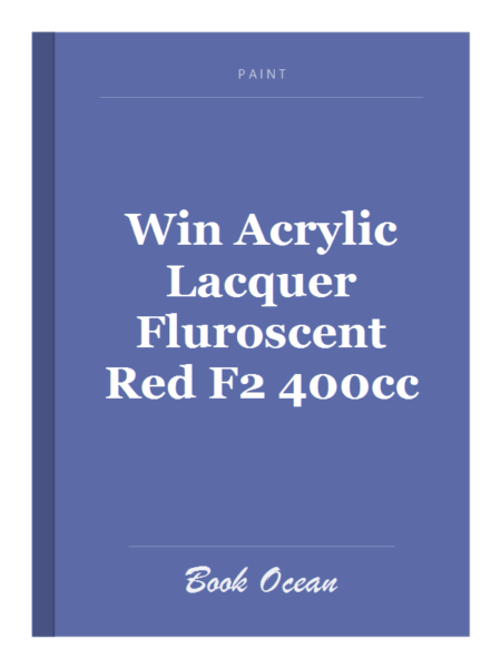 Win Acrylic Lacquer Fluroscent Red F2 400cc