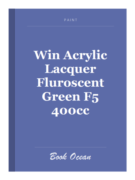 Win Acrylic Lacquer Fluroscent Green F5 400cc