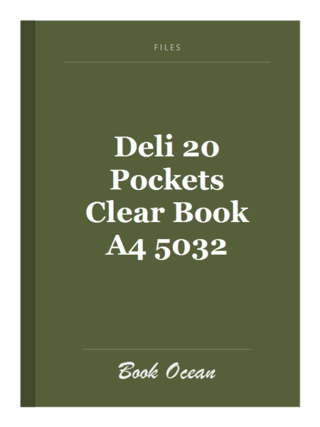 Deli 20 Pockets Clear Book A4 5032