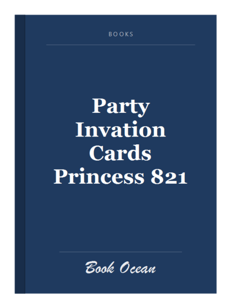 Party Invation Cards Princess 821