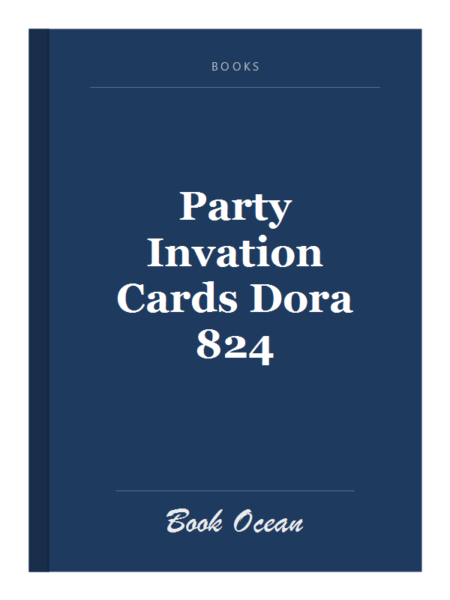 Party Invation Cards Dora 824