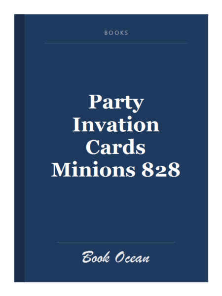 Party Invation Cards Minions 828