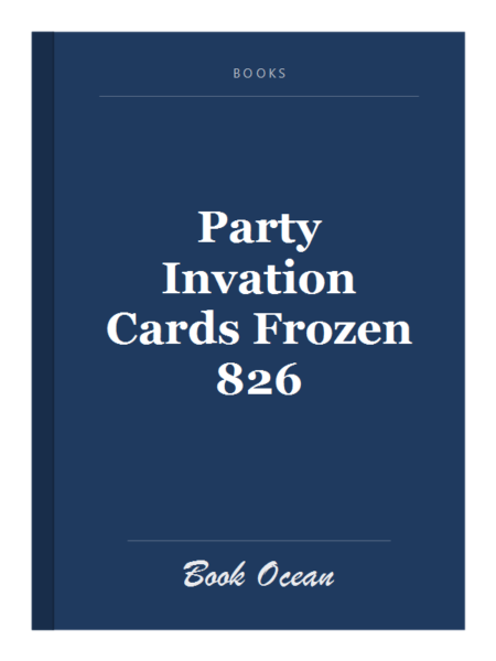 Party Invation Cards Frozen 826