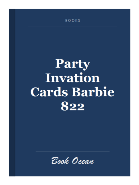 Party Invation Cards Barbie 822