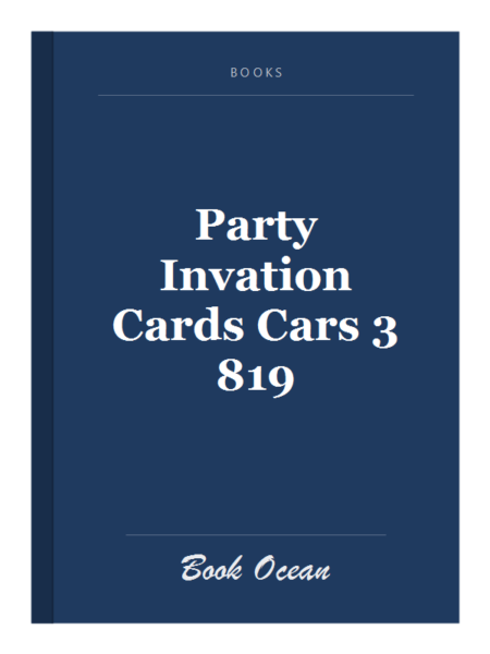Party Invation Cards Cars 3 819