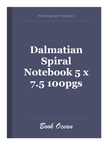 Dalmatian Spiral Notebook 5 x 7.5 100pgs