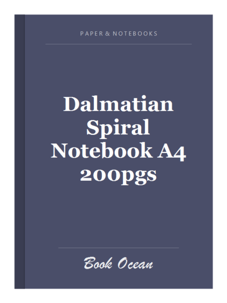 Dalmatian Spiral Notebook A4 200pgs