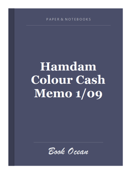 Hamdam Colour Cash Memo 1/09