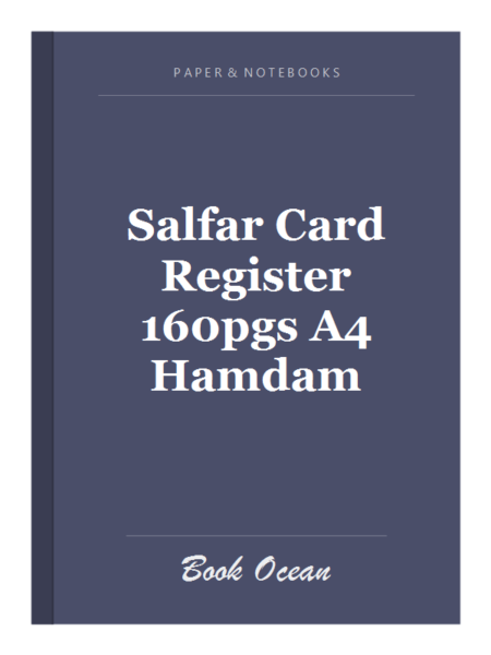 Salfar Card Register 160pgs A4 Hamdam