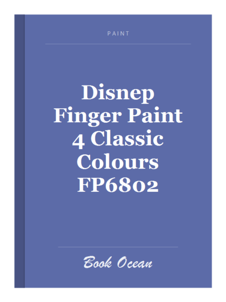 Disnep Finger Paint 4 Classic Colours FP6802