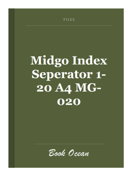 Midgo Index Seperator 1-20 A4 MG-020