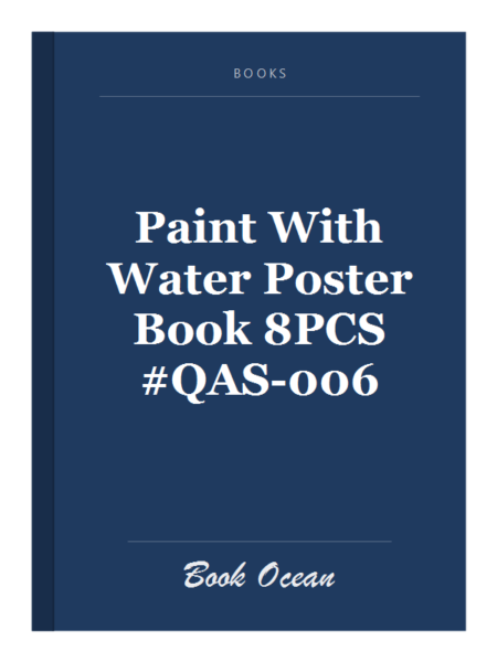 Paint With Water Poster Book 8PCS #QAS-006
