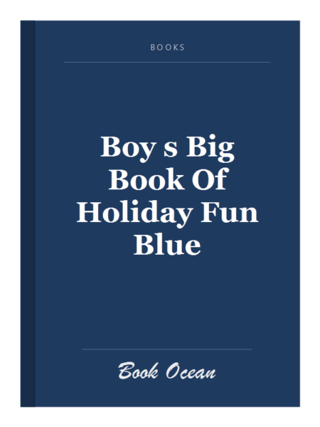 Boy s Big Book Of Holiday Fun Blue
