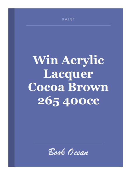 Win Acrylic Lacquer Cocoa Brown 265 400cc