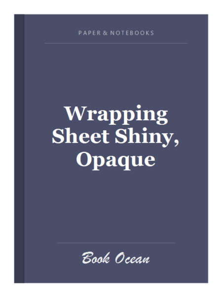 Wrapping Sheet Shiny, Opaque
