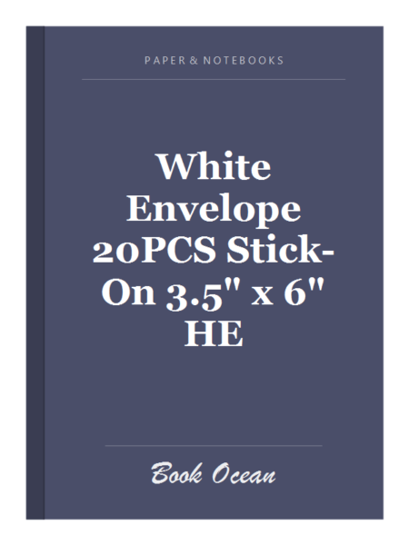 White Envelope 20PCS Stick-On 3.5" x 6" HE