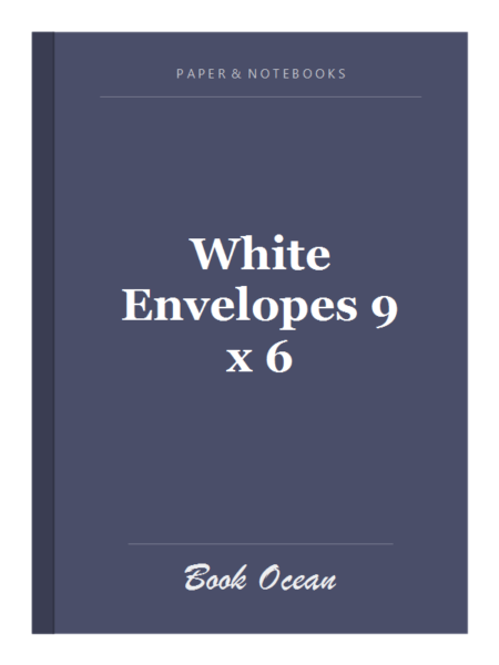White Envelopes 9 x 6