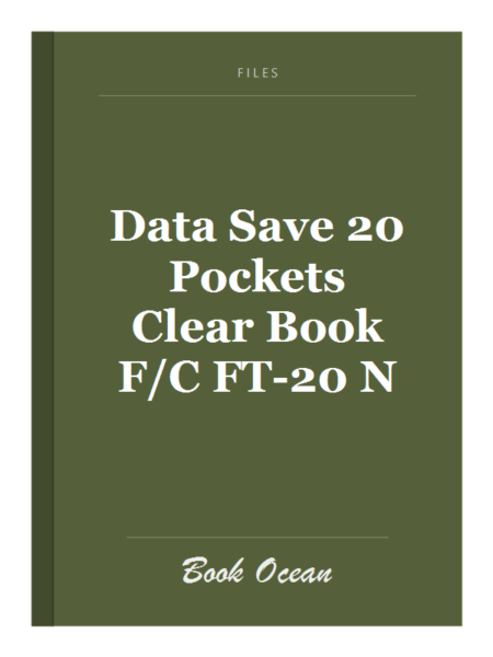Data Save 20 Pockets Clear Book F/C FT-20 N