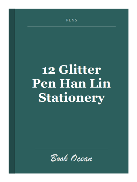 12 Glitter Pen Han Lin Stationery