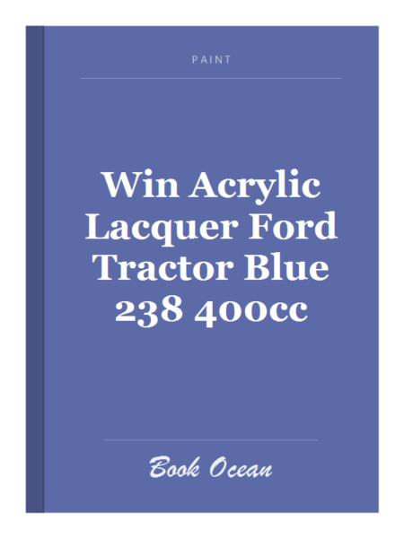 Win Acrylic Lacquer Ford Tractor Blue 238 400cc