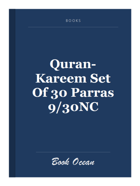 Quran-Kareem Set Of 30 Parras 9/30NC