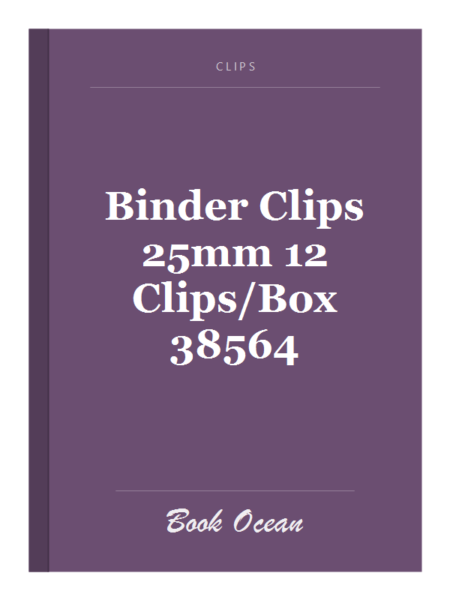 Binder Clips 25mm 12 Clips/Box 38564