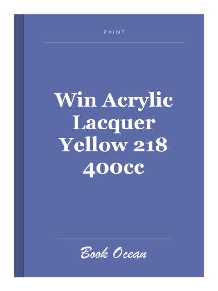Win Acrylic Lacquer Yellow 218 400cc